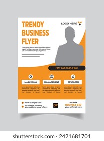 Artistic Corporate Business Flyer and Creative Leaflet  Modern Business Flyer 