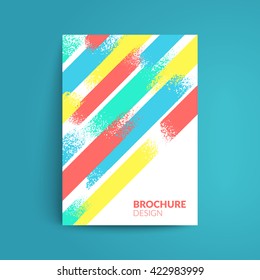 Artistic cover design. A4 format template for brochure,poster,flyer etc.