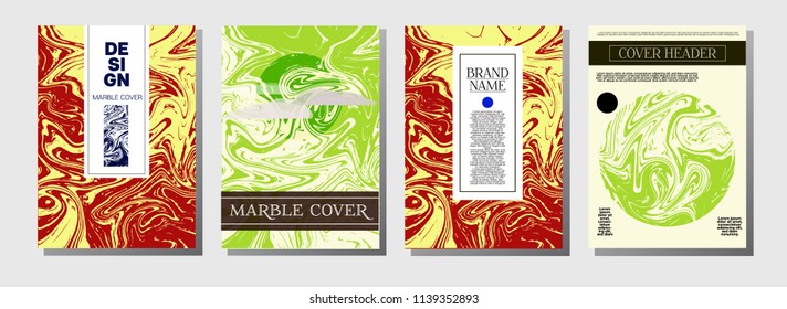 Artistic Cover Design. Cool Marble Texture Set. Reatistic Liquid Paint Blue, Green, Yellow, Purple, Orange, Red Business Templates. Artistic Cover, Elegant VIP Ebru Invitation Design, Marble Texture.