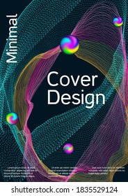 Artistic cover design.  Creative fluid colors backgrounds.  Creative background from abstract lines to create a fashionable abstract cover, banner, poster, booklet. 