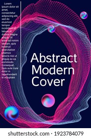 Diseño artístico de portada.  Colores de fluidos creativos.  Fondo creativo a partir de líneas abstractas para crear una portada abstracta, pancarta, afiche, folleto de moda. 