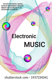 Artistic cover design.  Creative fluid colors backgrounds.  Creative sound background with abstract gradient line.