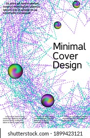 Diseño artístico de portada. Plantilla de diseño moderna.  Fondo creativo a partir de líneas abstractas para crear una portada abstracta, pancarta, afiche, folleto de moda. 