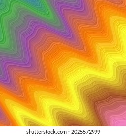 Cubierta ártica. Poderoso fondo de colores rojo verde naranja. Se puede usar como cubierta, volante, banner, fondo. Vector EPS10.