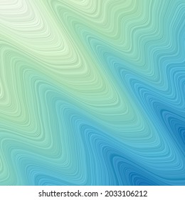 Artistic cover. Radiant background in green and blue colors. Can be used as cover, flyer, banner, background. EPS10 Vector.