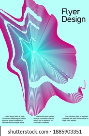 Artistic covers design. Creative background from abstract lines to create a fashionable abstract cover, banner, poster, booklet.