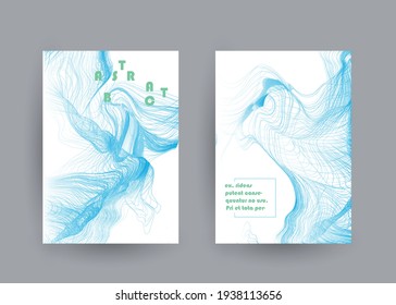 Künstlerisches Cover Design. Kreative Farbhintergründe. Trendy futuristic Design