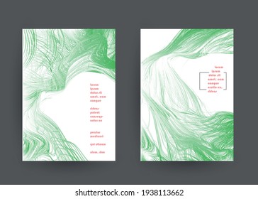 Künstlerisches Cover Design. Kreative Farbhintergründe. Trendy futuristic Design