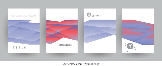 Künstlerische Cover Design. Kreative Farben Hintergründe. Trendy futuristisches Design