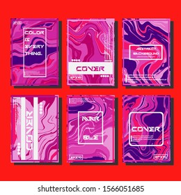 Artistic covers design. Creative fluid colors backgrounds. Trendy design. Eps10 vector
