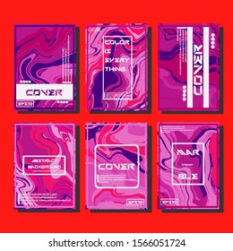 Artistic covers design. Creative fluid colors backgrounds. Trendy design. Eps10 vector
