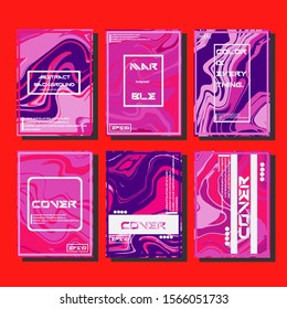 Artistic covers design. Creative fluid colors backgrounds. Trendy design. Eps10 vector
