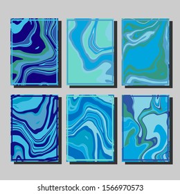 Artistic covers design. Creative fluid colors backgrounds. Trendy design. Eps10 vector