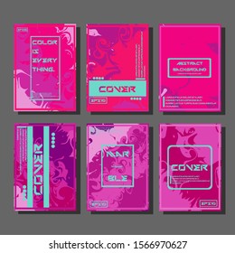 Artistic covers design. Creative fluid colors backgrounds. Trendy design. Eps10 vector