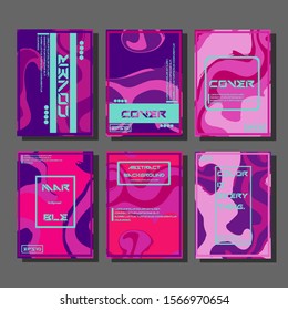 Artistic covers design. Creative fluid colors backgrounds. Trendy design. Eps10 vector