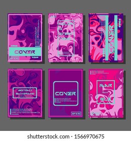 Artistic covers design. Creative fluid colors backgrounds. Trendy design. Eps10 vector