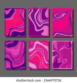 Artistic covers design. Creative fluid colors backgrounds. Trendy design. Eps10 vector
