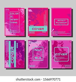 Artistic covers design. Creative fluid colors backgrounds. Trendy design. Eps10 vector