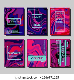 Artistic covers design. Creative fluid colors backgrounds. Trendy design. Eps10 vector