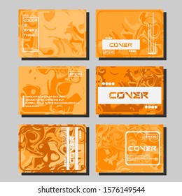 Artistic covers design. Creative fluid colors backgrounds. Trendy design. Eps10 vector
