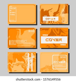 Artistic covers design. Creative fluid colors backgrounds. Trendy design. Eps10 vector