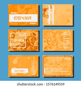 Artistic covers design. Creative fluid colors backgrounds. Trendy design. Eps10 vector