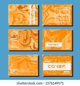 Artistic covers design. Creative fluid colors backgrounds. Trendy design. Eps10 vector