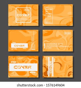 Artistic covers design. Creative fluid colors backgrounds. Trendy design. Eps10 vector