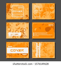Artistic covers design. Creative fluid colors backgrounds. Trendy design. Eps10 vector
