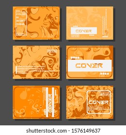 Artistic covers design. Creative fluid colors backgrounds. Trendy design. Eps10 vector