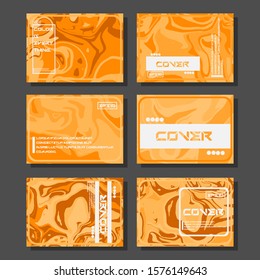 Artistic covers design. Creative fluid colors backgrounds. Trendy design. Eps10 vector