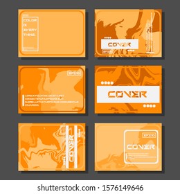 Artistic covers design. Creative fluid colors backgrounds. Trendy design. Eps10 vector