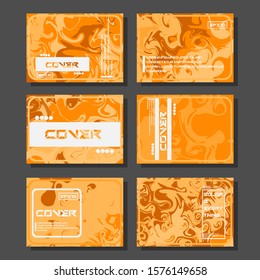 Artistic covers design. Creative fluid colors backgrounds. Trendy design. Eps10 vector
