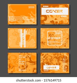 Artistic covers design. Creative fluid colors backgrounds. Trendy design. Eps10 vector