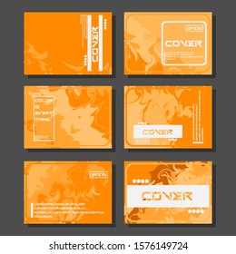 Artistic covers design. Creative fluid colors backgrounds. Trendy design. Eps10 vector