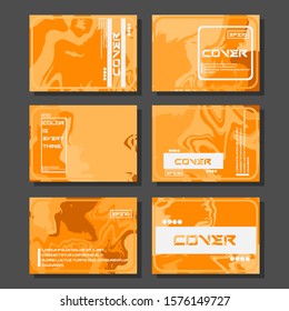 Artistic covers design. Creative fluid colors backgrounds. Trendy design. Eps10 vector
