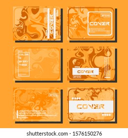 Artistic covers design. Creative fluid colors backgrounds. Trendy design. Eps10 vector