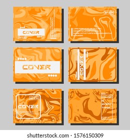 Artistic covers design. Creative fluid colors backgrounds. Trendy design. Eps10 vector