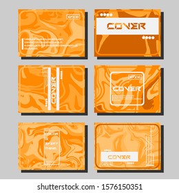 Artistic covers design. Creative fluid colors backgrounds. Trendy design. Eps10 vector