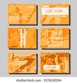 Artistic covers design. Creative fluid colors backgrounds. Trendy design. Eps10 vector