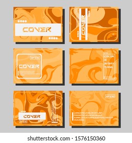 Artistic covers design. Creative fluid colors backgrounds. Trendy design. Eps10 vector