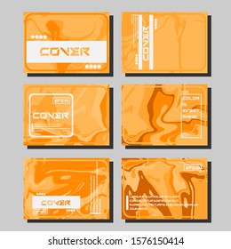 Artistic covers design. Creative fluid colors backgrounds. Trendy design. Eps10 vector
