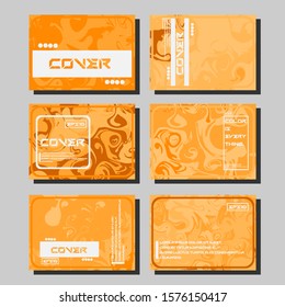 Artistic covers design. Creative fluid colors backgrounds. Trendy design. Eps10 vector