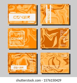 Artistic covers design. Creative fluid colors backgrounds. Trendy design. Eps10 vector