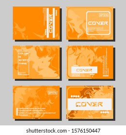 Artistic covers design. Creative fluid colors backgrounds. Trendy design. Eps10 vector