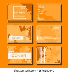 Artistic covers design. Creative fluid colors backgrounds. Trendy design. Eps10 vector