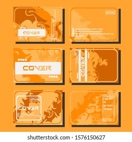 Artistic covers design. Creative fluid colors backgrounds. Trendy design. Eps10 vector