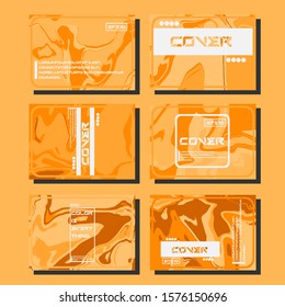 Artistic covers design. Creative fluid colors backgrounds. Trendy design. Eps10 vector