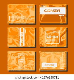 Artistic covers design. Creative fluid colors backgrounds. Trendy design. Eps10 vector
