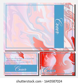 Artistic covers design. Creative fluid colors backgrounds. Trendy design. Eps10 vector